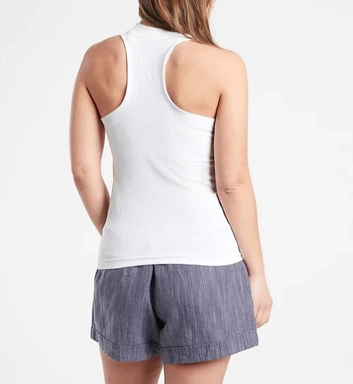 ATHLETA Renew Racerback Tank, White S NEW! (A3)