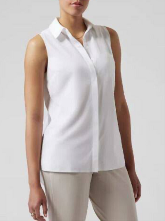 ATHLETA Urbanite II Tank, XL, White NEW! B11