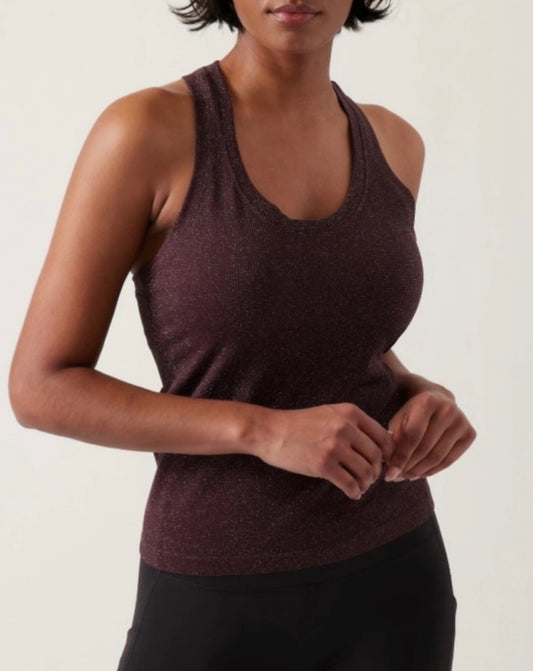 ATHLETA Momentum Tank Cabernet Shine, Medium  NEW! (A2)