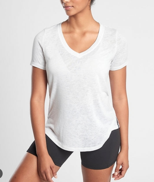 ATHLETA Breezy Scoop V-Neck Tee