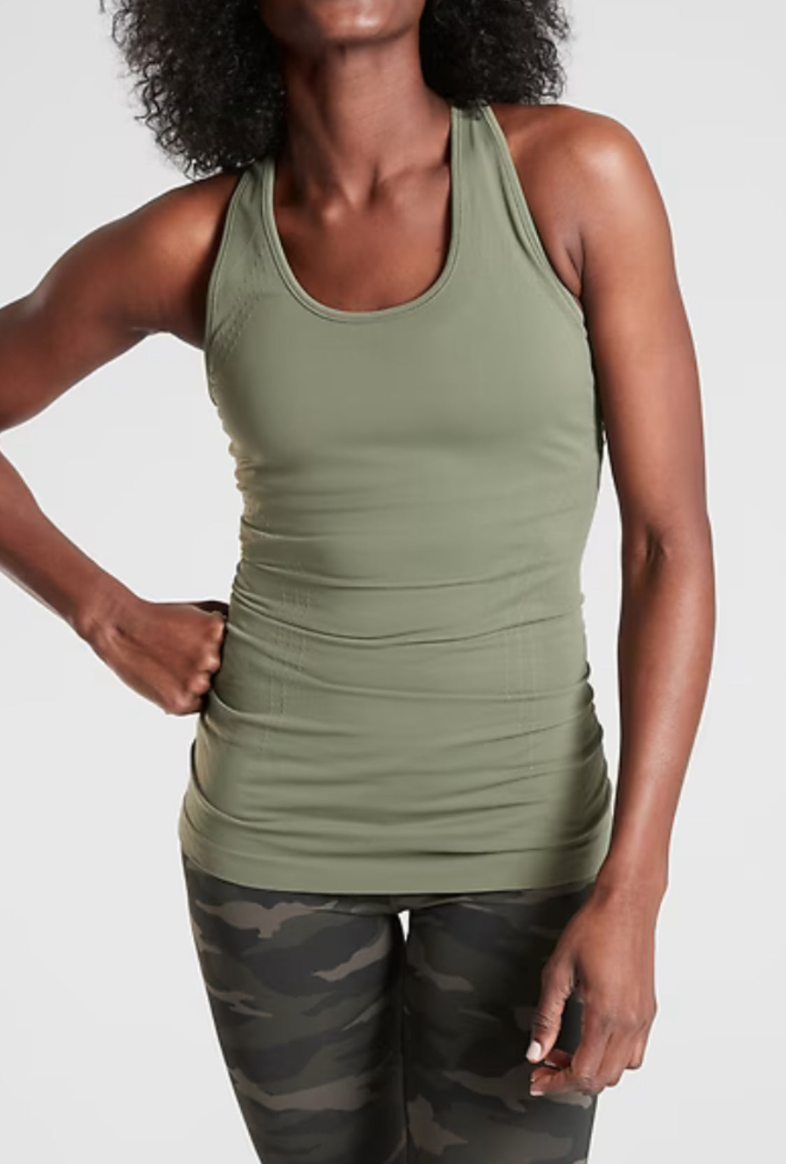 ATHLETA Speedlight Tank, Laurel Olive, Medium NEW! (A2)