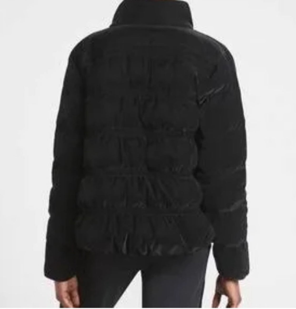 Athleta Venice Odyssey Down Jacket, Black, Medium New! B3