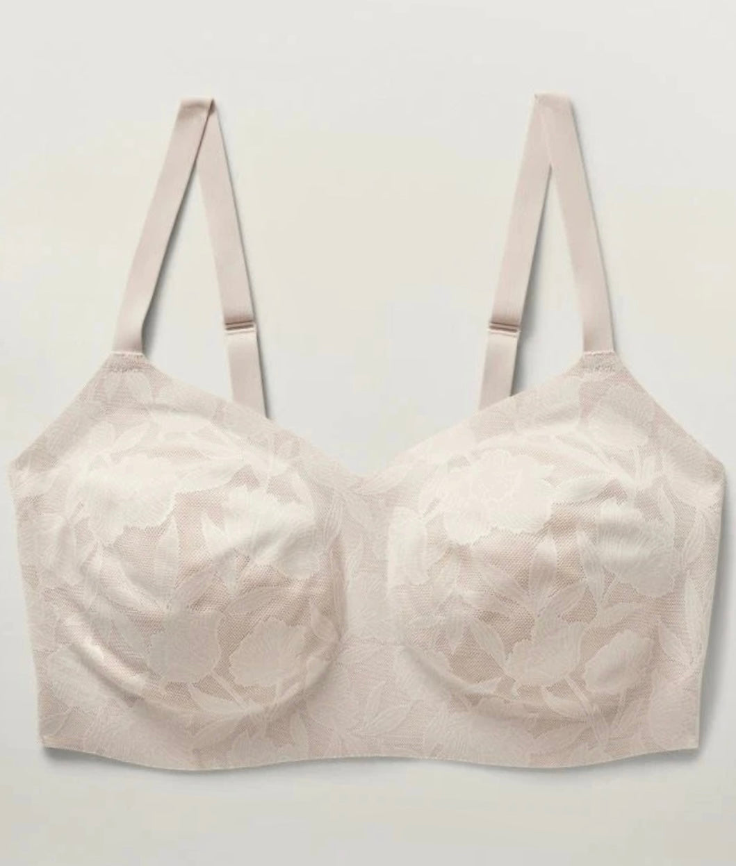Athleta Ritual Lace Bra D-DD 1X Nude, New!