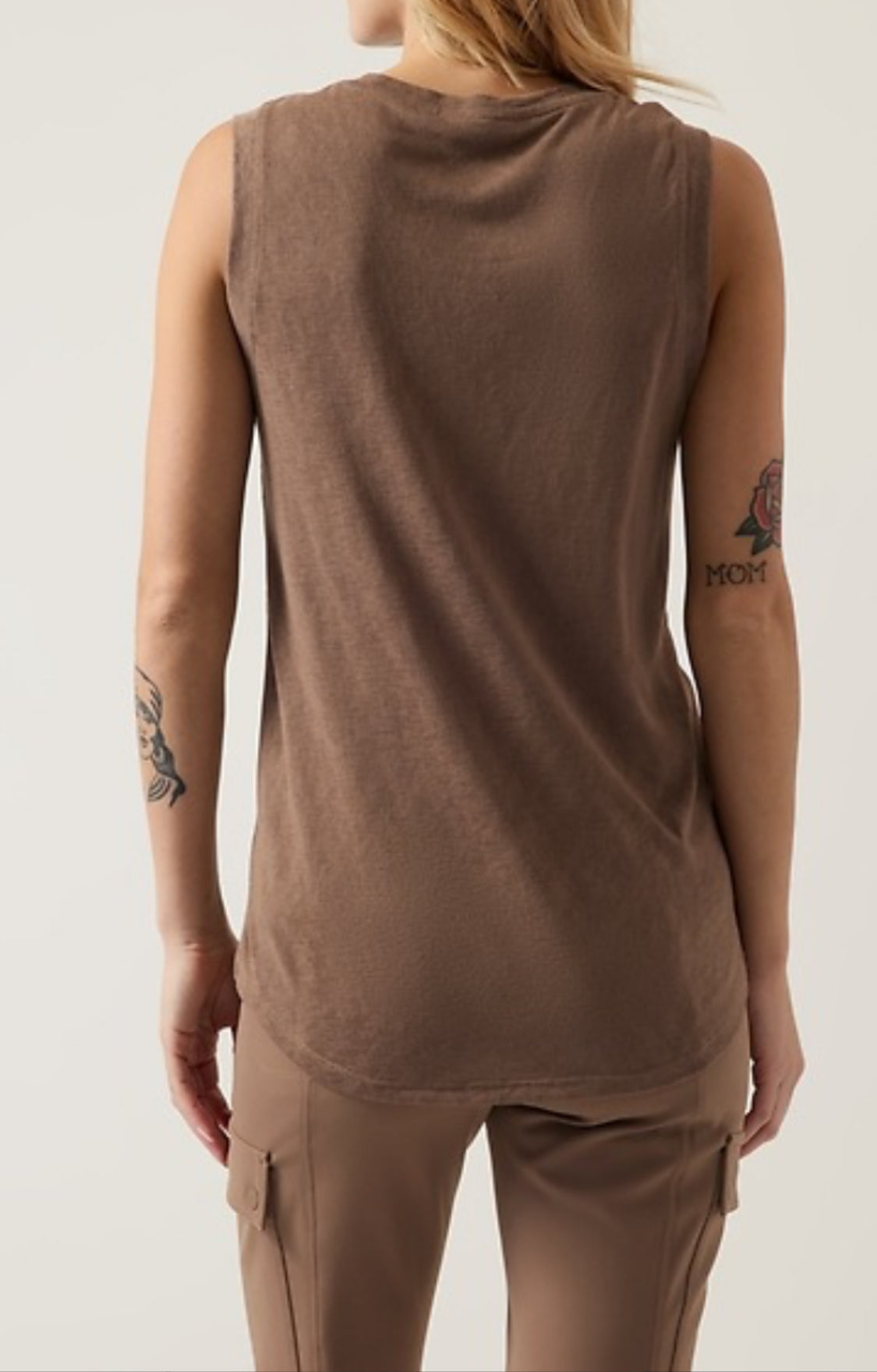 ATHLETA Breezy Tank Pyrite Brown, Medium NEW! (A1)