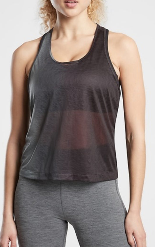 ATHLETA Vapor Scoop Tank, Black NEW! Small (A3)