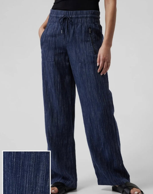 ATHLETA Cabo Linen Wide Leg Pant