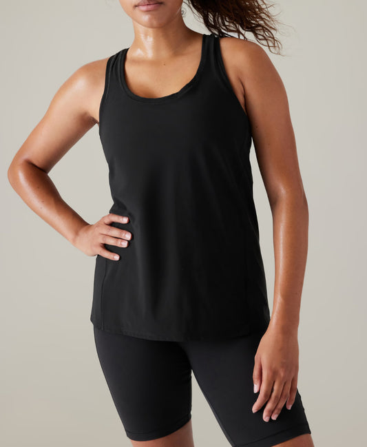 ATHLETA Ultimate Scoop Tank Black Large NEW! (A2)