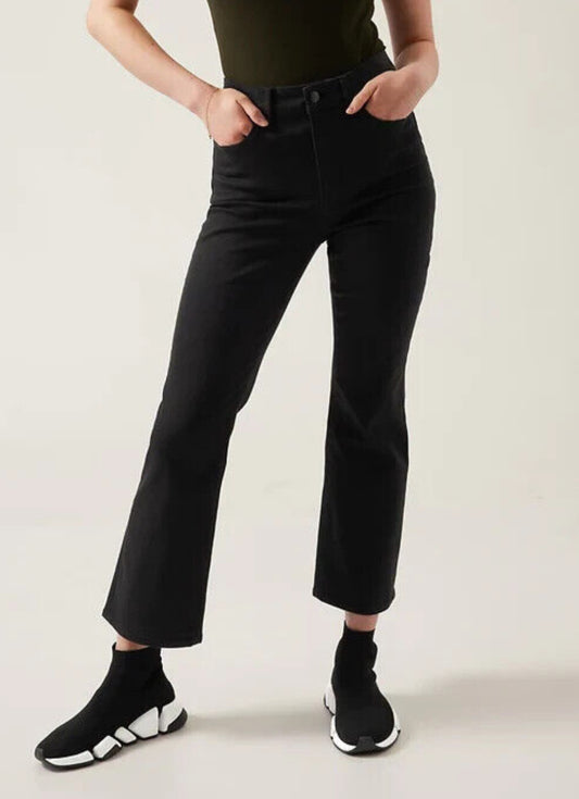 ATHLETA Flex Kick Flare Jean in Black