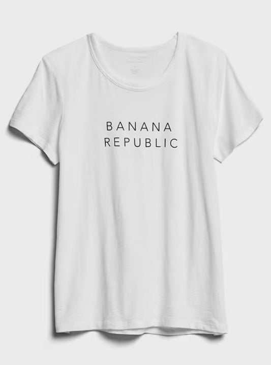 Banana Republic Logo Tee, XL New! B13