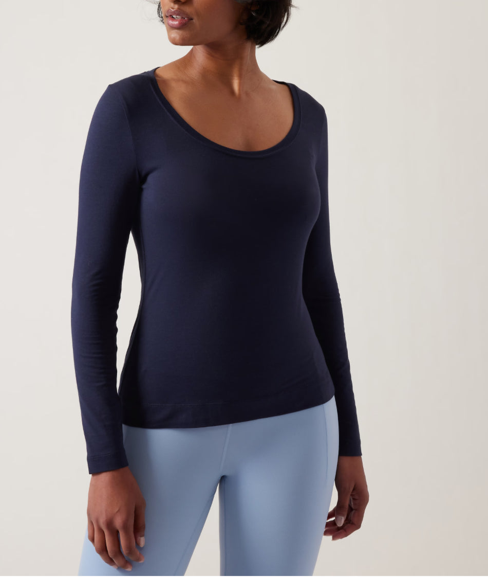 ATHLETA Outbound Scoop Top