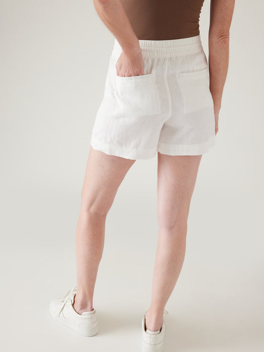 ATHLETA Retreat Linen Shorts (NEW) 12