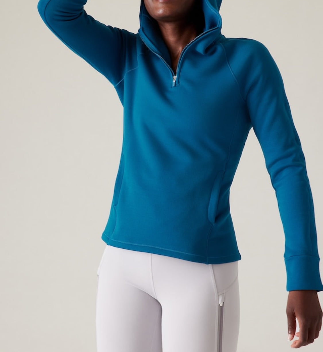 ATHLETA Altitude Polartec Hoodie Sweatshirt, Medium  B1