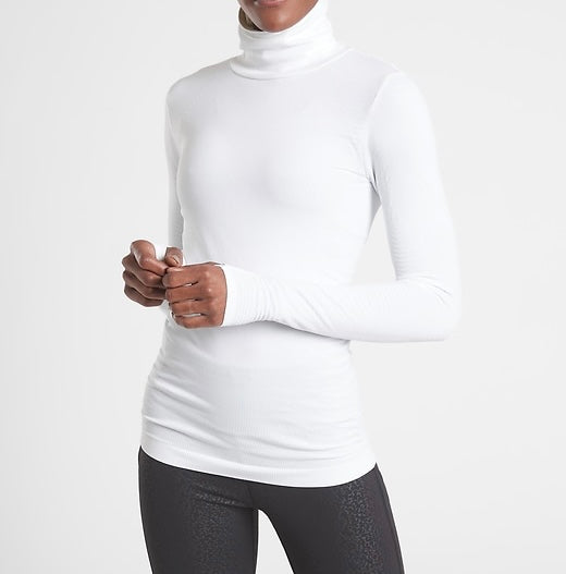 ATHLETA Flurry Ribbed Turtleneck