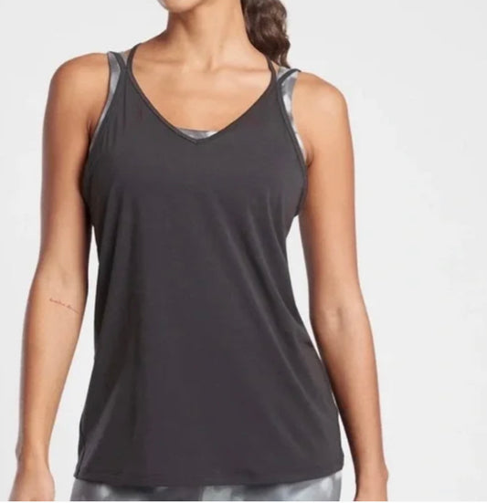 ATHLETA Posture Essence Tank, Black Small, NEW!(A2)