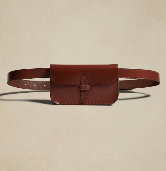 Banana Republic Heritage Leather Belt Bag