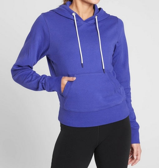 ATHLETA Sundown Hoodie Sweatshirt, Poseidon Blue