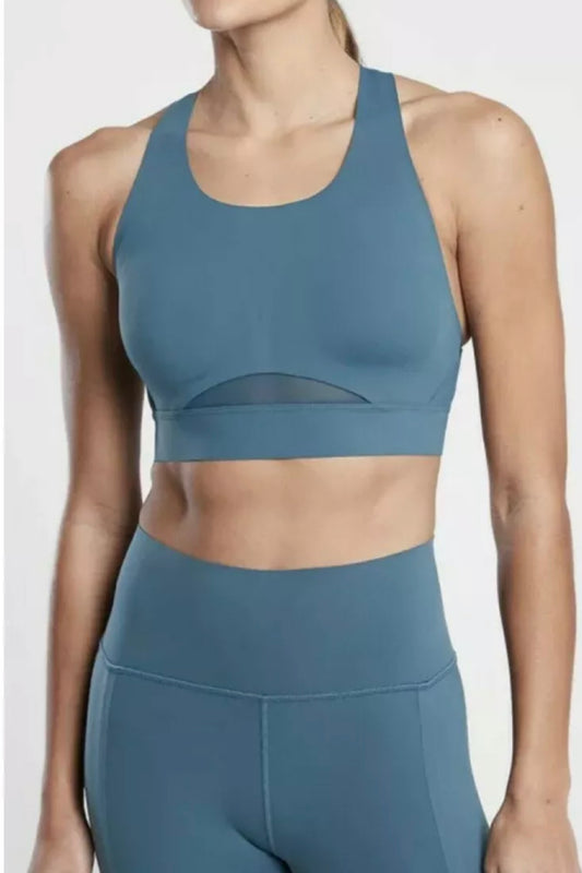 ATHLETA High Gear Bra A-C, Sequoia Blue