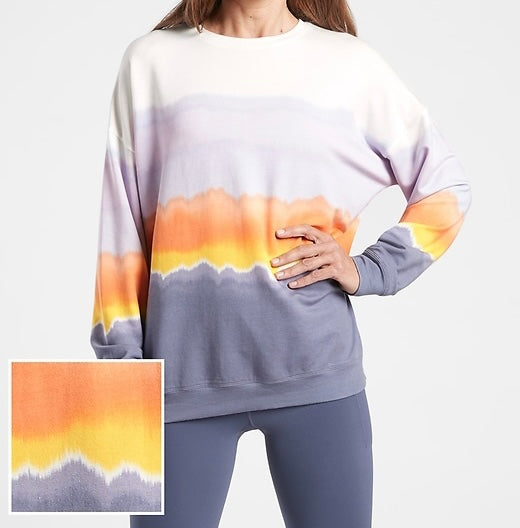 ATHLETA Balance Printed Pullover B3