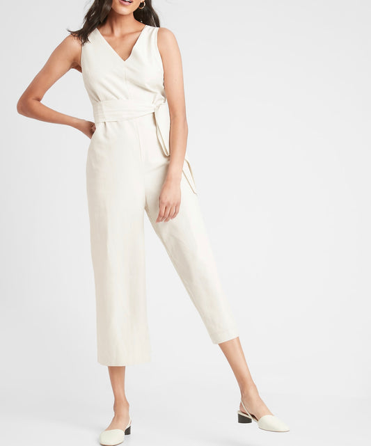 Banana Republic Tie Waist Romper, 14 NEW! B13