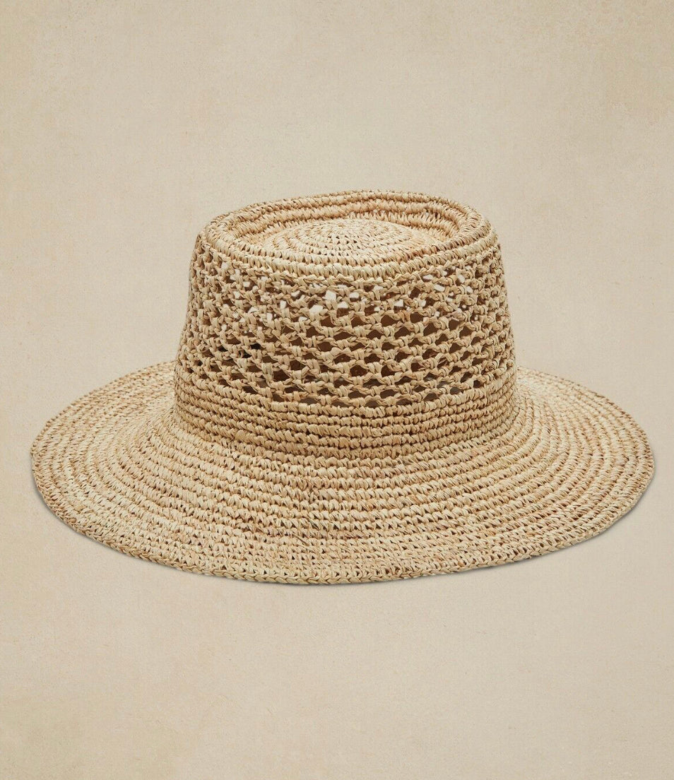 Raffia Packable Bucket Hat