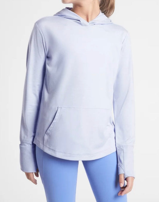 ATHLETA GIRL Uptempo Hooded Top, Serendipity Blue