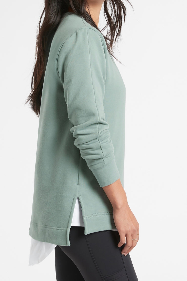 Buy Athleta Bliss Crew Neck Sweat Top from the Gap online shop