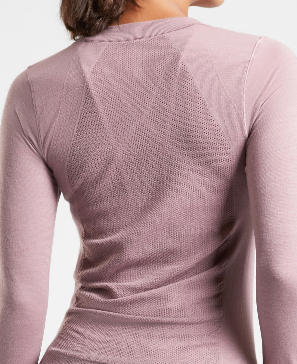 ATHLETA Foresthill Ascent Top, Floral Mauve, XL New! B4