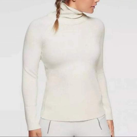 ATHLETA Mesa Hybrid Merino Blend T-Neck, XXS, New! B1