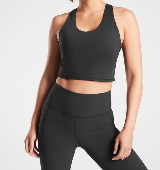 ATHLETA Ultimate Crop A-C, Black