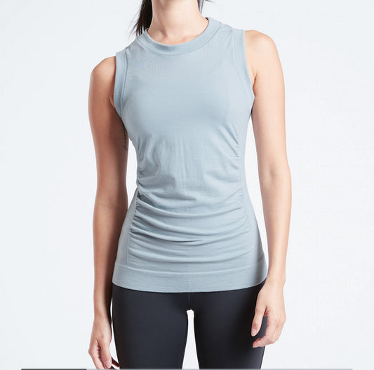ATHLETA Foresthill Ascent Tank, Blue Star, XS New! B4