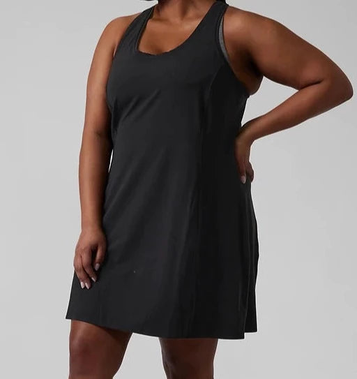 ATHLETA On My Way Dress, Black