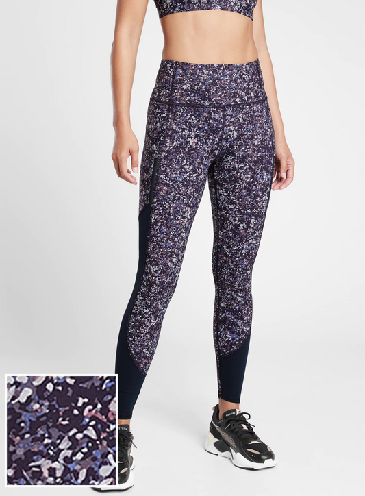 ATHLETA Rainier Printed Mesh Tight