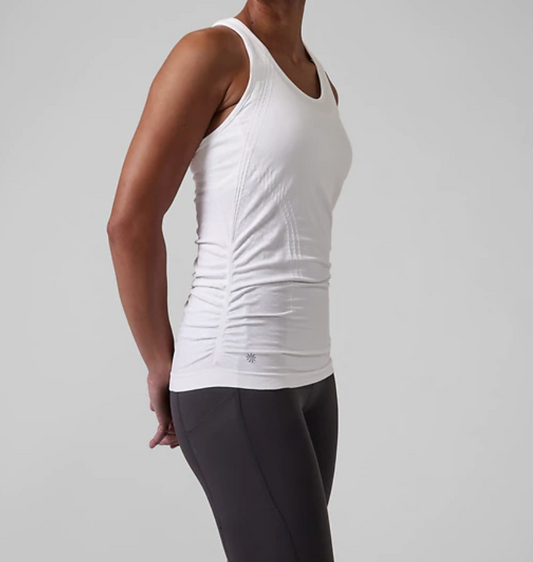 ATHLETA Speedlight Tank, White XS New (A2)