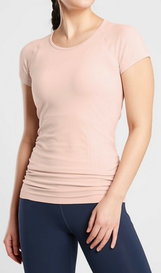 ATHLETA Speedlight Tee, Orchid Pink XS NEW! (A2)