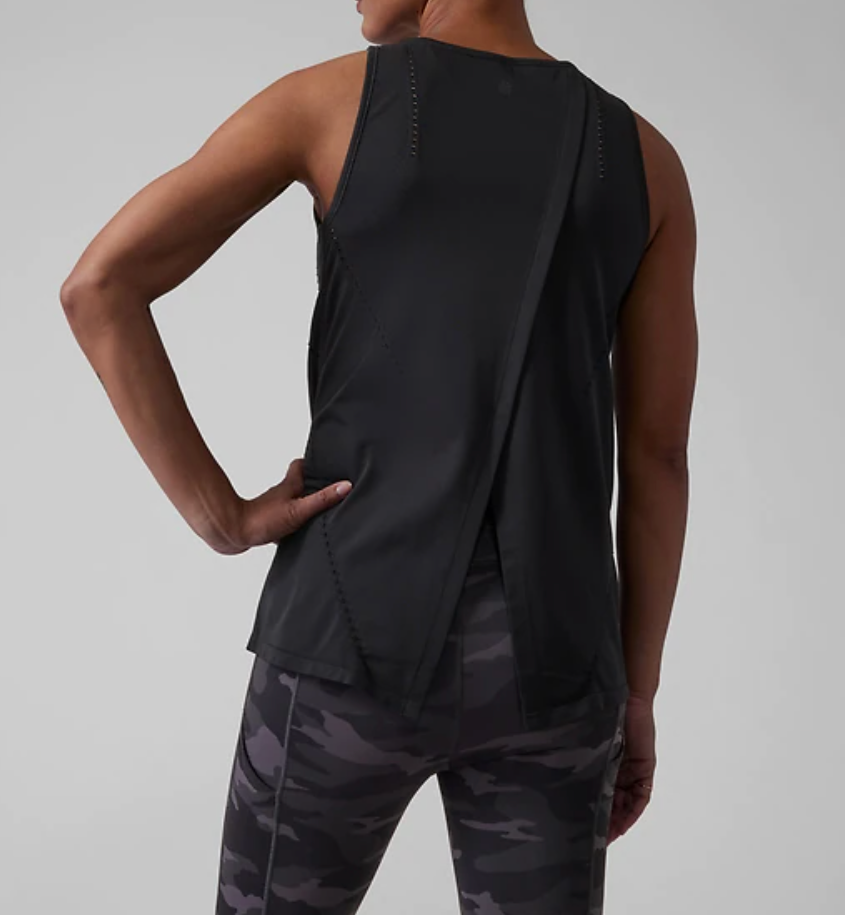 Buy Athleta Black Ether Seamless Tank Vest from Next France