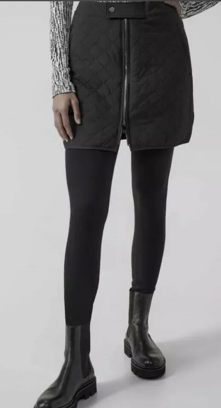 ATHLETA Apres Ski Skirt, Black, 6 NEW! A6