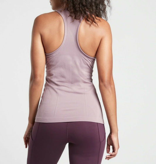 ATHLETA Momentum Tank, Floral Mauve MEDIUM NEW! (A2)