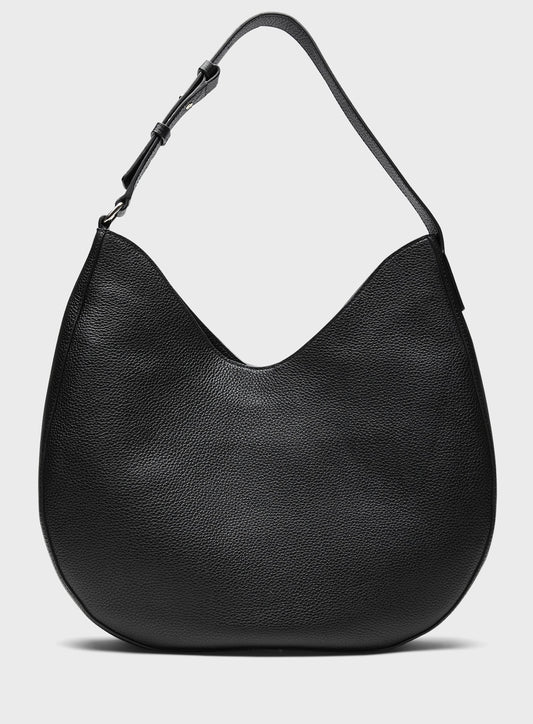 Banana Republic Leather Hobo Bag, Black