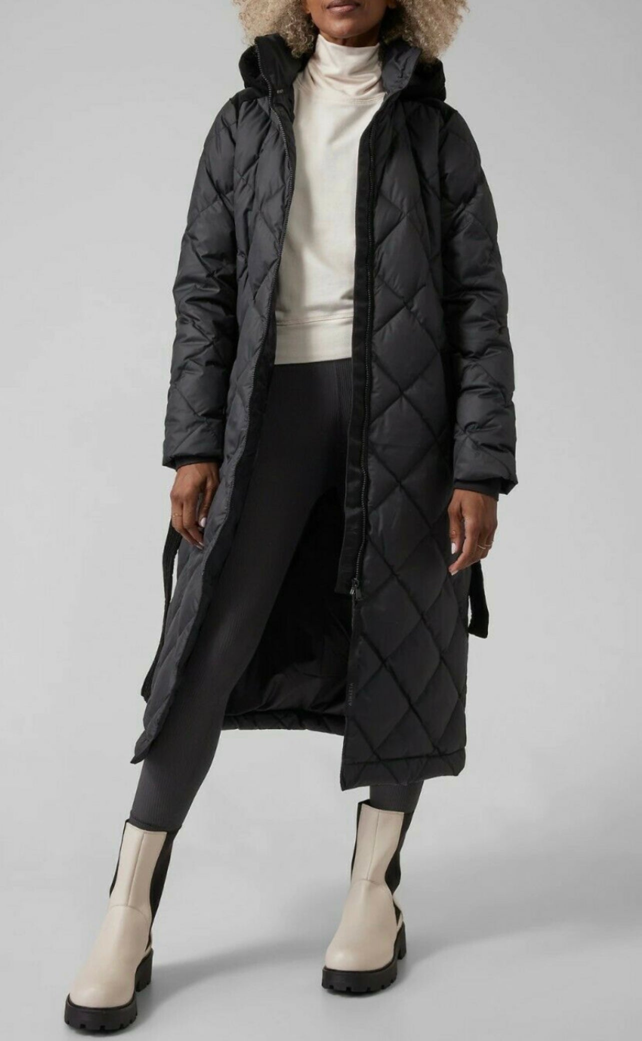 ATHLETA Boulevard Down Duster Coat