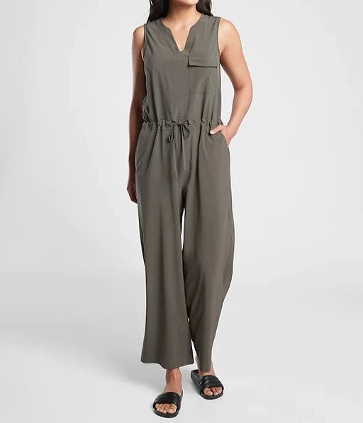 ATHLETA Topanga Jumpsuit, Mountain Olive