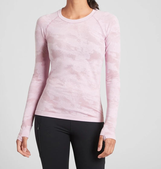 ATHLETA Momentum Camo Long Sleeve