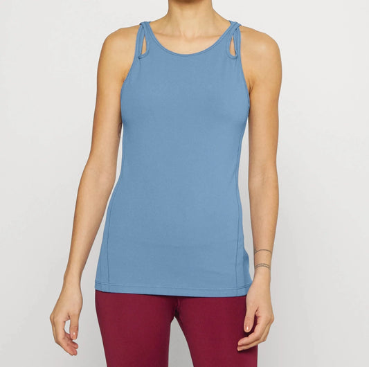 ATHLETA Shanti Asana Tank, Cottage Blue Small (A2)
