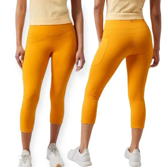 ATHLETA Ultimate Stash II Capri, Radiant Sunrise