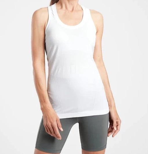 ATHLETA Momentum Tank, White X-Small NEW! (A2)